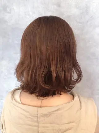 ミディアム カラー 五月女 隼人のヘアスタイル