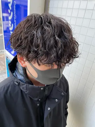 ショート パーマ メンズ ✨fifth /佐藤楓花✨️のヘアスタイル