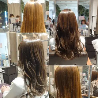 セミロング カラー ヘアアレンジ E Komo hair所属・Wow❕E Komo hair 永井一輝のヘアスタイル