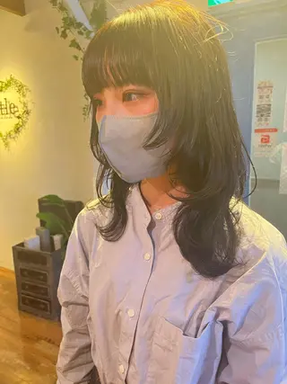 ミディアム カラー SOYON 🤍CHIZU🤍.のヘアスタイル
