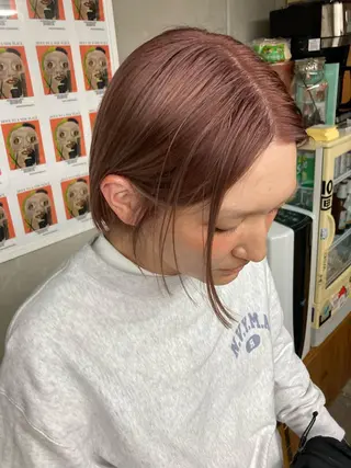 ショート カラー パーマ ヘアアレンジ BRUNTJET所属・MAEDA MADOKAのヘアスタイル