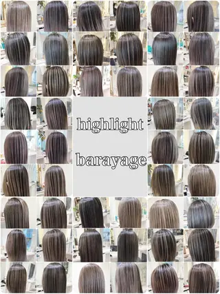 セミロング カラー 山崎俊輔/髪質改善 /バレイヤージュのヘアスタイル