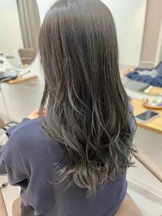 ロング パーマ 川崎 祐介のヘアスタイル
