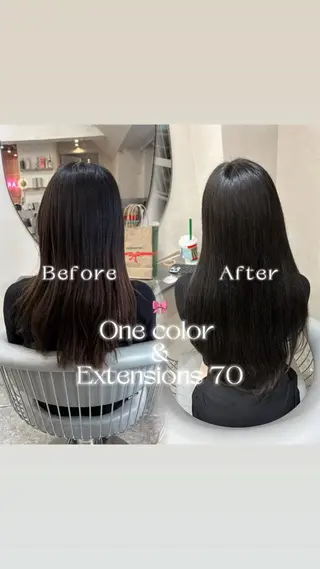 ロング カラー yurina🩰新宿 艶カラー・アレンジのヘアスタイル