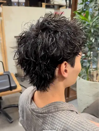 パーマ メンズ 年間2000名担当◎ パーマ職人/仲原佑樹のヘアスタイル