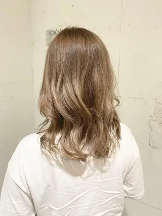ミディアム カラー 💈平島 拓也💈のヘアスタイル