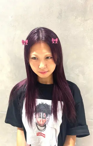 ロング カラー ハイトーン／ボブ RIN🌐のヘアスタイル
