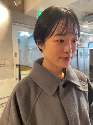 ショート さの あやねのヘアスタイル