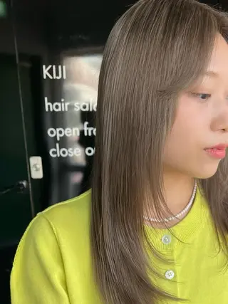 セミロング KIJI所属・haruka/ ハイトーンのヘアスタイル
