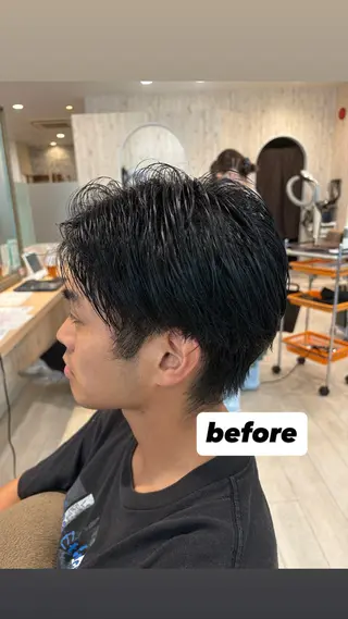 メンズ メンズ0円モデル✂️ 🎀藤村音寧🎀のヘアスタイル