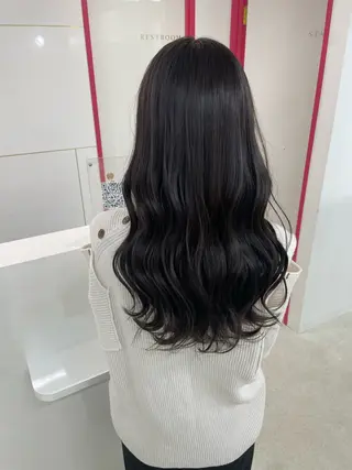 ロング カラー 冨木 雄斗のヘアスタイル