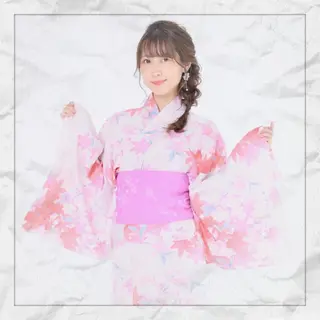 セミロング ヘアセット/着付け 𓇼 松本 夏美𓇼のヘアスタイル