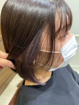 ショート カラー 福田 里央のヘアスタイル