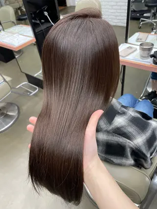 ロング 🍑まき/カット /髪質改善カラー🍑のヘアスタイル