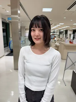 ミディアム カラー ヘアアレンジ 🍒KIKUCHI KANAE🍒のヘアスタイル