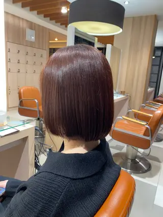 ミディアム 🦋‪ハイトーンカラ ー🦋‪熊田 史織のヘアスタイル