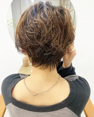 ショート パーマ ヘアアレンジ ume所属・ひなの .のその他イメージ