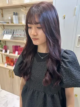 カラー Zina熊本 /花菜のヘアスタイル