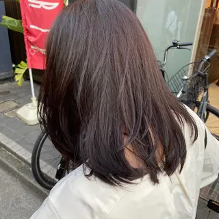 ミディアム カラー かりん 🤍のヘアスタイル