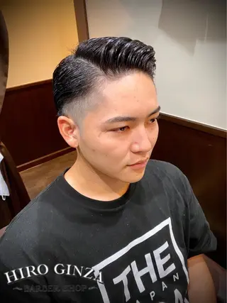 ミディアム メンズ blazeman barbershop 新宿店所属・猪井 明のヘアスタイル