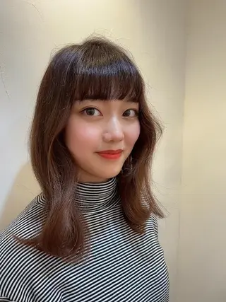 ミディアム 艶髪とアイラッシュ ❤️関根悠の眉毛・アイブロウイメージ