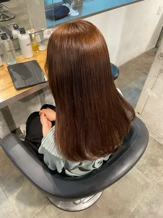 ロング 🤍ベージュ/透明感 韓国ヘア/まりん🤍のヘアスタイル