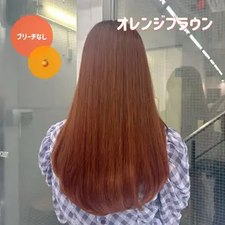 カラー 🍊暖色/ボブヘア chihiro🌼ོのヘアスタイル