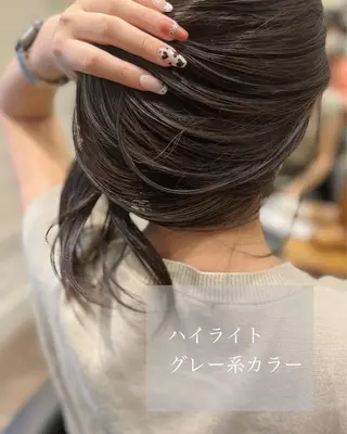 セミロング カラー ⭐️ アユミ⭐️のヘアスタイル
