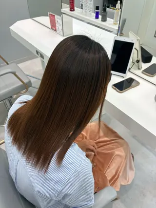 セミロング パーマ hinome モデル募集中🎀のヘアスタイル