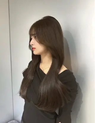 ロング カラー ブリーチなしカラー/ 髪質改善/艶髪そうまのヘアスタイル