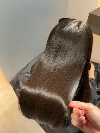 セミロング ❄️山田彼門❄️天神 美髪矯正/髪質改善のヘアスタイル
