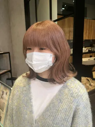 セミロング カラー yuuri🎀/大宮 /韓国ヘア/レイヤーのヘアスタイル