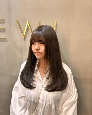 ロング カラー 韓国×髪質改善カラー 💎hinaのヘアスタイル
