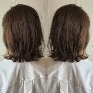ミディアム あらき ちさとのヘアスタイル