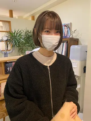 ショート カラー ヘアアレンジ SALOWIN原宿iori店所属・レイヤー🌟艶カラー 🕊まやのヘアスタイル