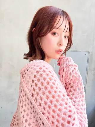 ショート カラー ヘアアレンジ ハイトーン/美髪矯正 🍃大江拓実のヘアスタイル