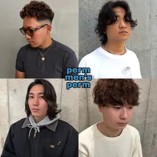 パーマ メンズ wewe / rukiaのヘアスタイル