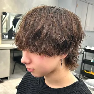 パーマ メンズ 韓国ヘア🇰🇷 メンズパーマ/つかさのヘアスタイル