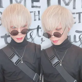 ミディアム Luanaメンズ 吉田のヘアスタイル