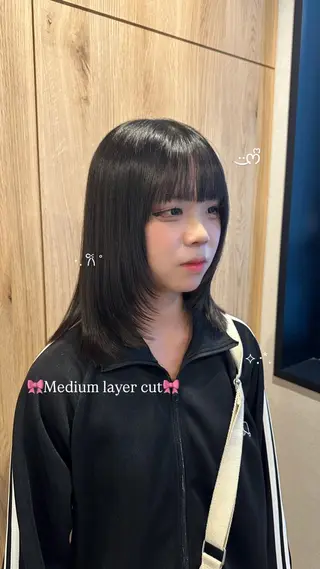 ミディアム 期間限定カットモデル 大募集🎀cocoのヘアスタイル