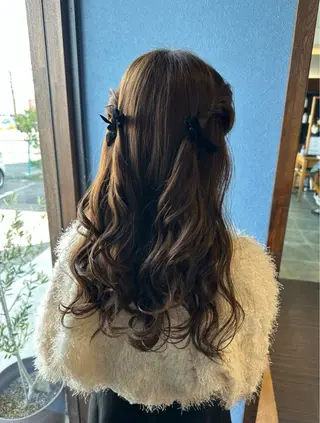 ロング ヘアアレンジ 🎀Kubu🍀 Natsumu🎀のヘアスタイル