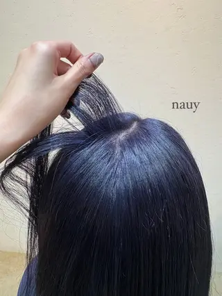 セミロング カラー 🦋透明感カラー/ 寒色カラー/Risaのヘアスタイル
