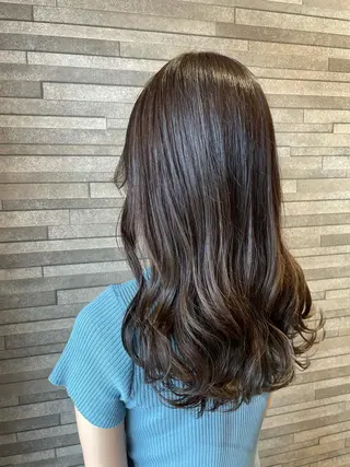 セミロング 【髪質改善】 夏目結以のヘアスタイル