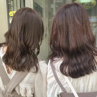セミロング カラー 冨木 雄斗のヘアスタイル