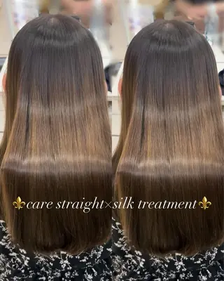 セミロング 藤本 都のヘアスタイル