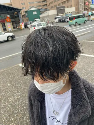 ミディアム パーマ メンズ パーマが得意な【最高 悠斗】のヘアスタイル