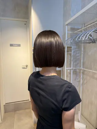 ショート カラー 神戸ボブ✂️ ioe三宮/田 伸佳のヘアスタイル