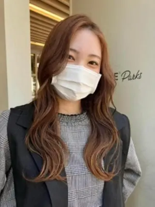 カラー 透明感のあるカラーが 得意／長谷川 健太のヘアスタイル