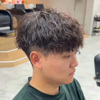 ショート パーマ メンズ メンズパーマ/ 新潟駅/佐藤裕のヘアスタイル