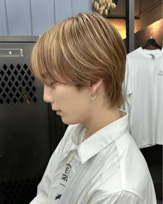 ミディアム カラー メンズ メンズ特化 🦋KANOKO🦋のヘアスタイル